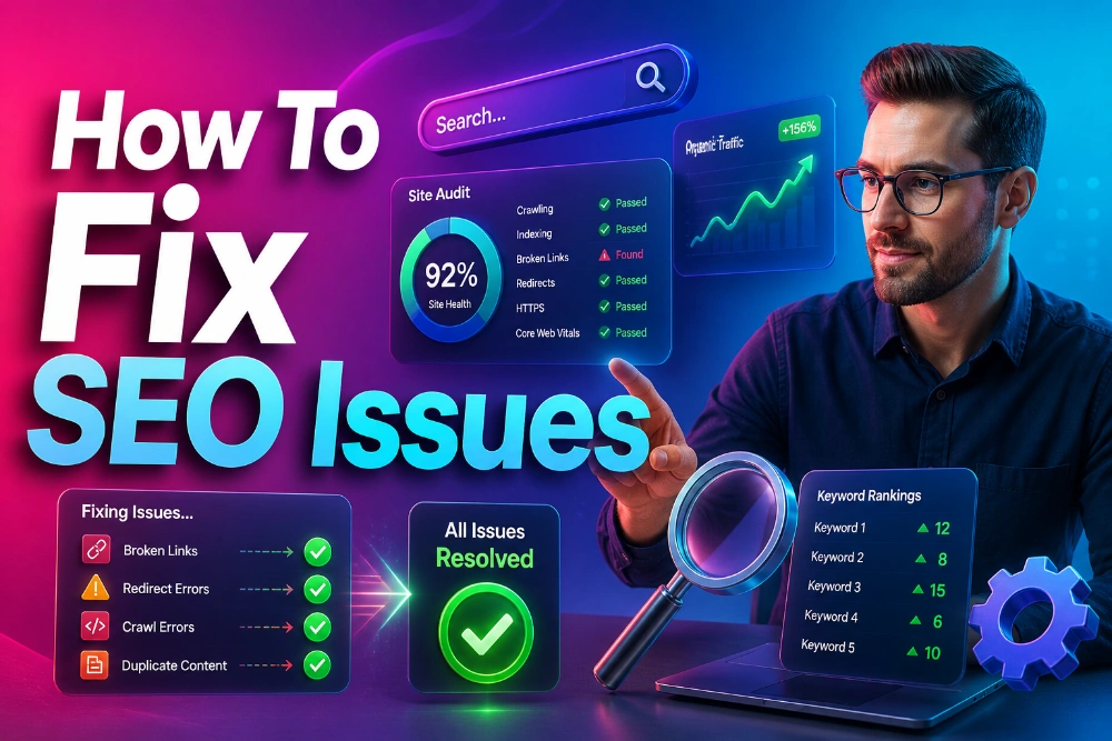 How to Fix SEO Issues : Step-by-Step Guide for Improving Your Website